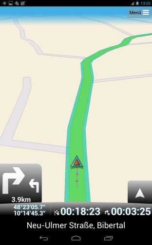 Navigation mit MapFactor