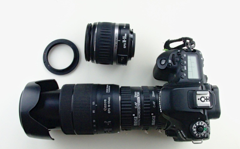 Distanzringe 18 - 135mm Canon EOS 80D